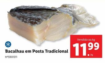 Lidl Bacalhau promoção