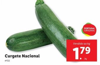 Lidl Curgete promoção