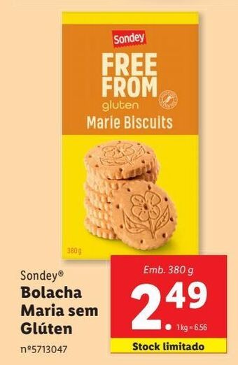 Lidl Biscoitos sondey promoção