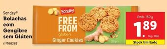Lidl Biscoitos sondey promoção