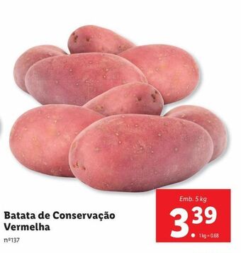 Lidl Batatas promoção