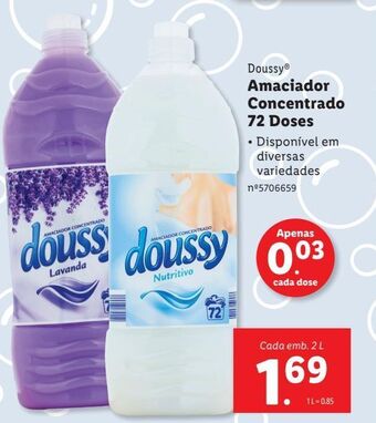 Lidl Amaciador promoção