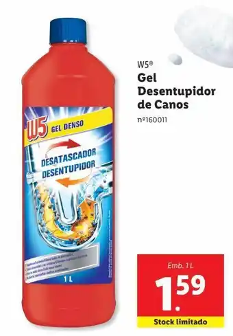 Lidl Desentupidor w5 promoção