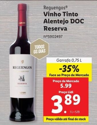 Vinho tinto reguengos