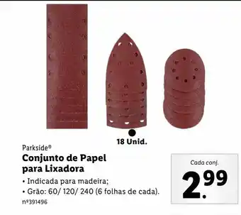 Lidl Lixa parkside promoção