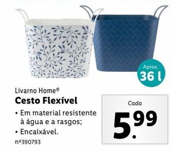Lidl Cesto promoção