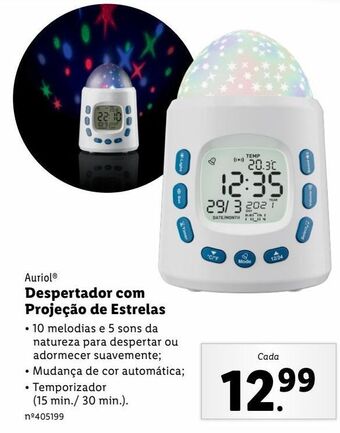 Lidl Despertador promoção