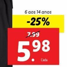 Lidl Pijama promoção