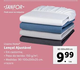 Lidl Lençol promoção
