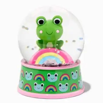 Claire's Rainbow frog snowglobe promoção