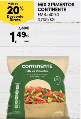 Mix 2 Pimentos Continente 400g