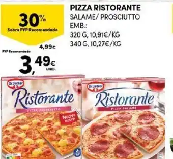 Continente Pizza Ristorante Dr.Oetker 320g promoção