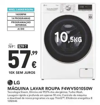 LG Máquina Lavar roupa 10.5kg