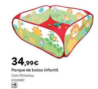 Toys R Us Parque de bolas infantil (50 bolas) promoção