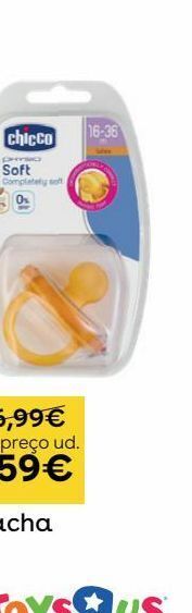 Toys R Us Chicco - chupeta physio soft 16-36 meses promoção