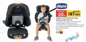 Toys R Us Chicco - cadeira auto fold & go i-size black air promoção