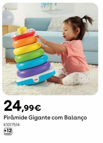 Fisher price - pirâmide gigante com balanço