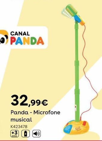 Toys R Us Panda - microfone musical promoção