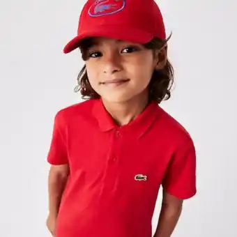 Lacoste Polo de algodão orgânico ultra-dry lacoste para menino promoção