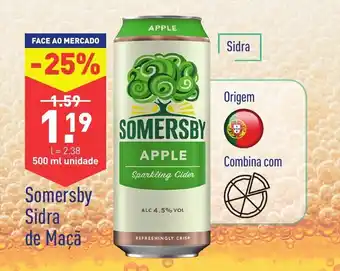 ALDI Somersby Sidra de Maçã 500ml promoção