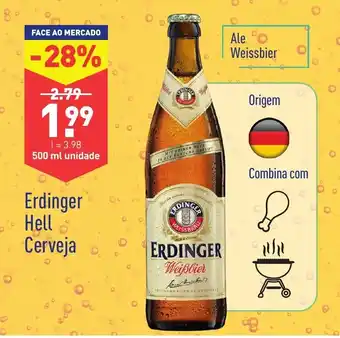 Erdinger Hell Cerveja 500ml