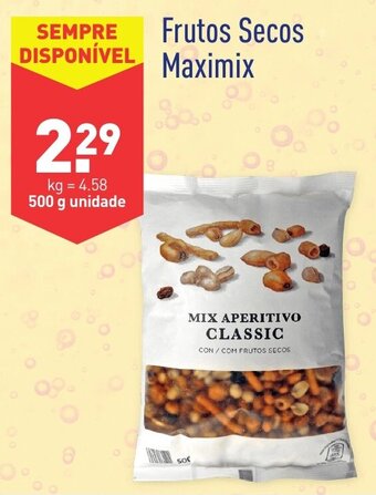 ALDI Frutos Secos Maximix 500g promoção