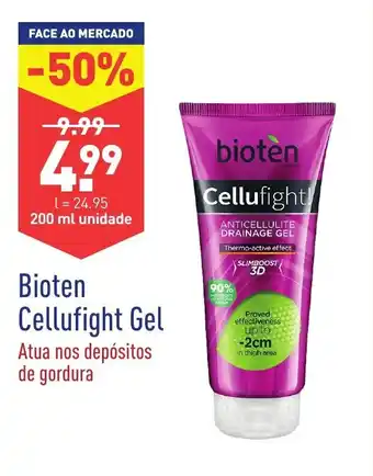 ALDI Bioten Cellufight Gel 200ml promoção