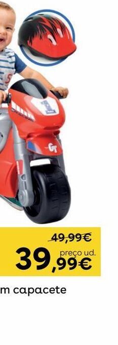 Toys R Us Feber - moto 2 com capacete - rosa promoção