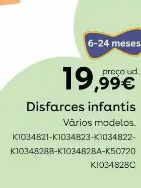 Disfarce bebé - cordeirinha 18-24 meses