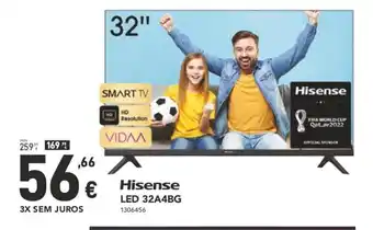 Radio Popular Hisense LED 32" promoção