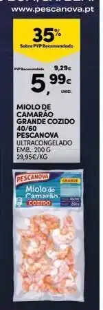 Continente Bom dia Camarão cozido pescanova promoção