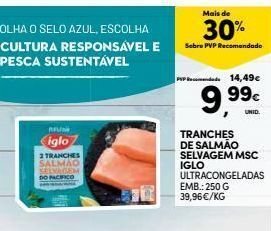 Continente Bom dia Salmão iglo promoção