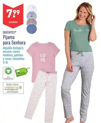 ALDI Pijama para Senhora S-XL promoção