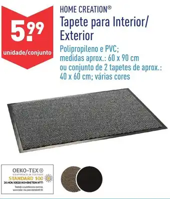 ALDI Tapete para Interior/ Exterior promoção