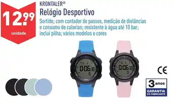 ALDI Relógio Desportivo promoção