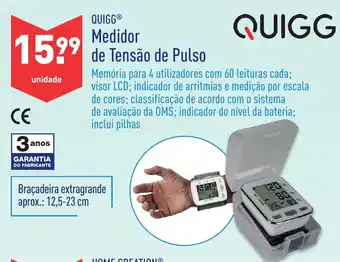ALDI Medidor de Tansão de Pulso promoção