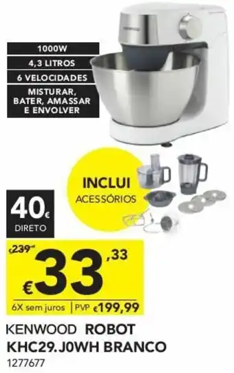 Radio Popular Kenwood Robot KHC29.J0WH Branco promoção