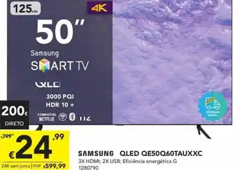 Radio Popular Samsung QLED QE50Q60TAUXXC promoção