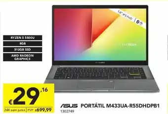 Radio Popular Asus Portátil M433UA-R55DHDPB1 promoção