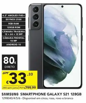 Samsung Smartphone Galaxy S21 128GB
