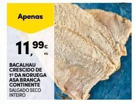 Continente Bom dia Bacalhau salgado promoção