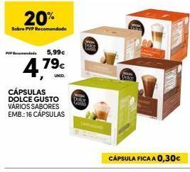 Continente Bom dia Cápsulas de café dolce gusto promoção