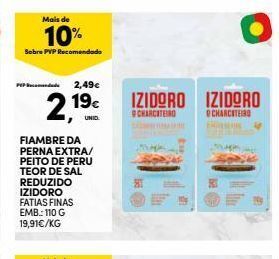 Continente Bom dia Presunto izidoro promoção