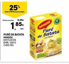 Purê de batatas maggi