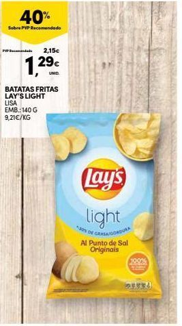 Continente Bom dia Batata chips lay's promoção