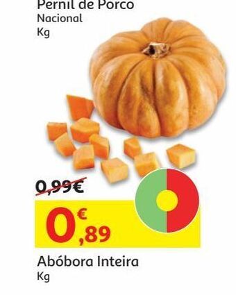 Auchan Abóbora inteira kg promoção