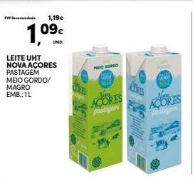 Leite nova açores