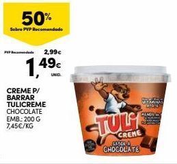 Creme de chocolate tulicreme