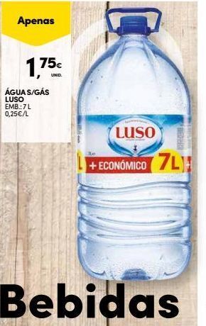 Continente Bom dia Água luso promoção