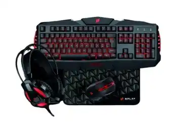 Bundle gaming nplay dominate 4.0 (outlet grade a - usb - membrana - português)